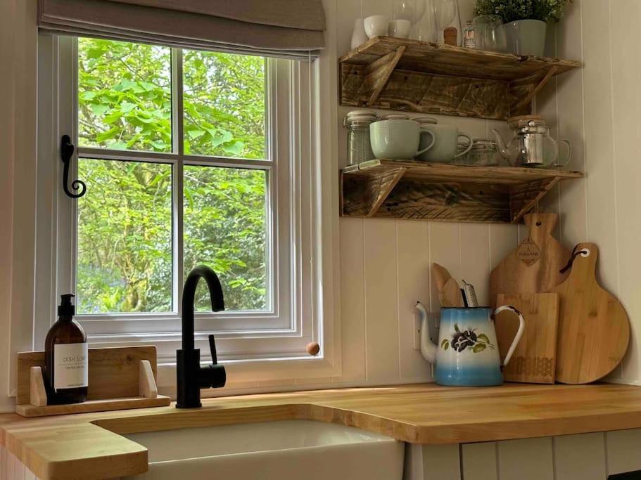 Cornwall Woodland Shepherd'S Hut Deirdres Hut Bodmin Exterior photo
